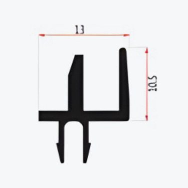 Glass panel retainer - E021